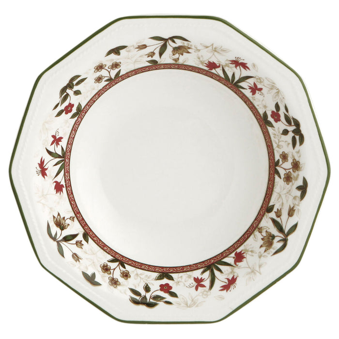 Deep Plate Queen´s By Churchill Assam Floral Ceramic China crockery Ø 20,5 cm (6 Units)