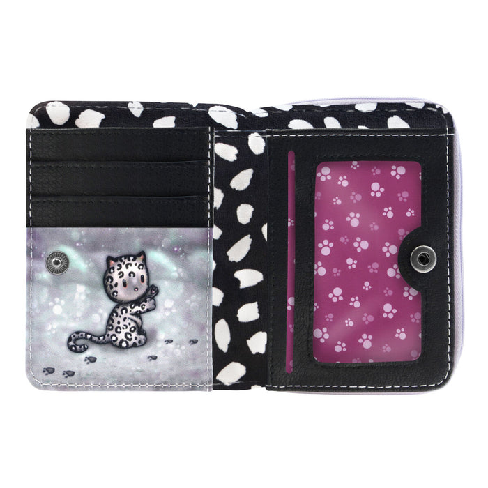 Purse Gorjuss Smitten kitten Black White (10 x 13 x 2,5 cm)