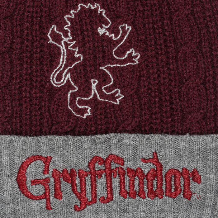 Hat Harry Potter Gryffindor House Fur Pom Burgundy