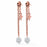 Ladies' Earrings Folli Follie 3E0T022RC 5 cm