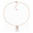 Ladies'Necklace Folli Follie 3N17S010RC (30 cm)