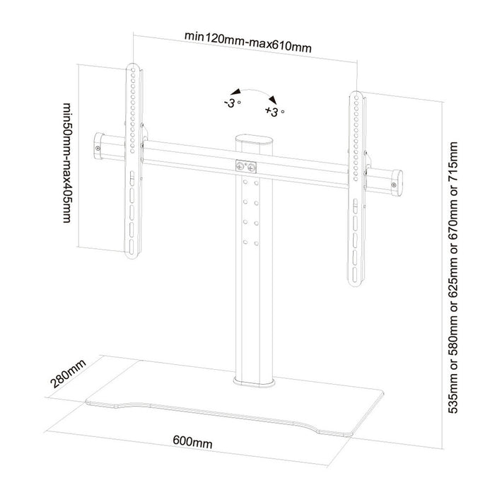 TV Mount Neomounts FPMA-D1250BLACK