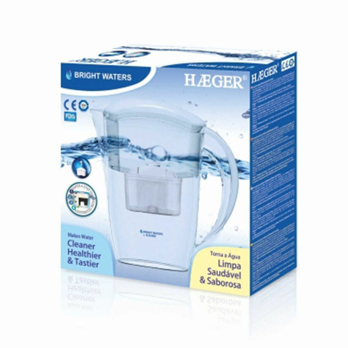 Filter jug Haeger WJ-24W.004A White 2,4 L