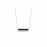 Ladies'Necklace Sif Jakobs C1011-BK (25 cm)