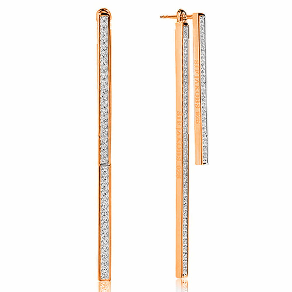 Ladies'Earrings Sif Jakobs E1035-CZ-RG (5 cm)