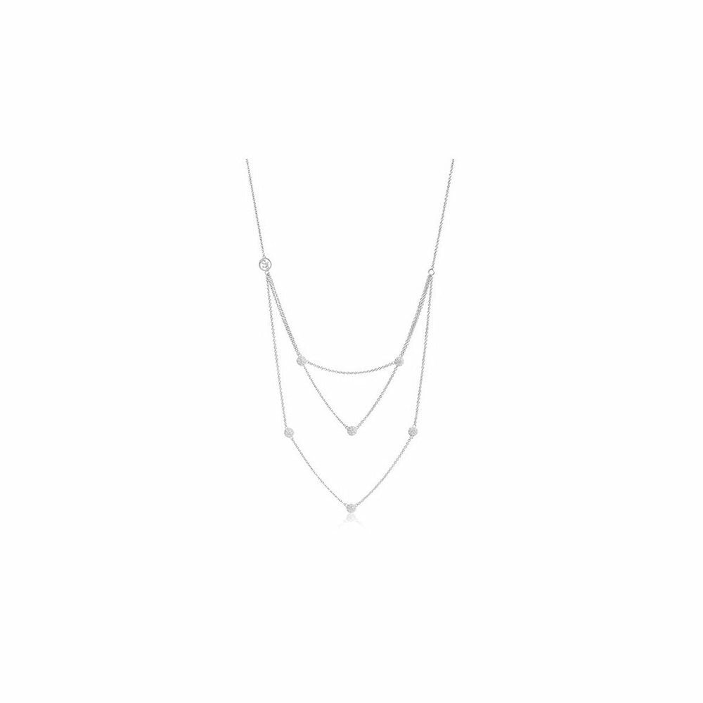 Ladies'Necklace Sif Jakobs C1050-3-CZ (35 cm)