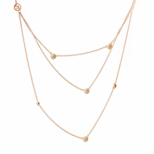 Ladies'Necklace Sif Jakobs C1050-3-CZ-RG (25 cm)