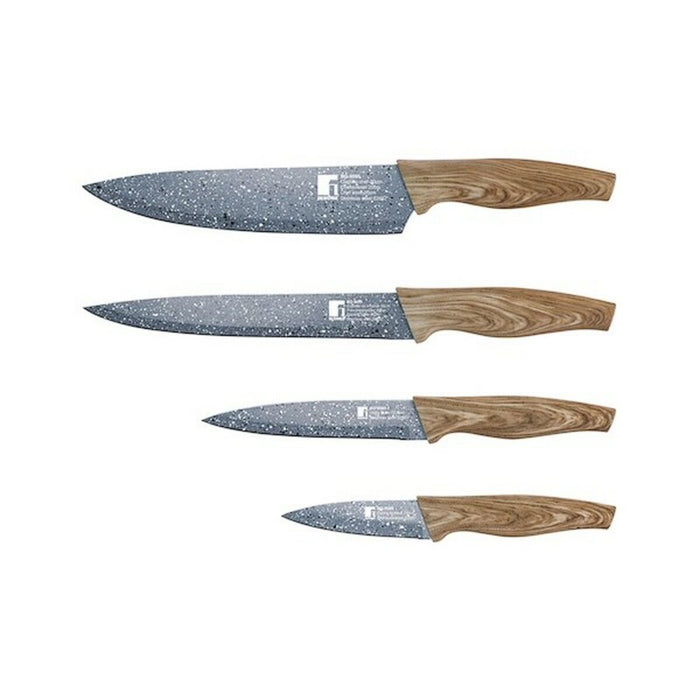 Knife Set Bergner Nature Stainless steel (4 uds)