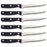 Knife Set Masterpro Gourmet Stainless steel (12,5 cm) (6 Pieces)