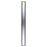 Magnetic knife rack Bergner Aluminium