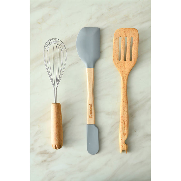 Set of Kitchen Utensils Bergner GENIUS Grey