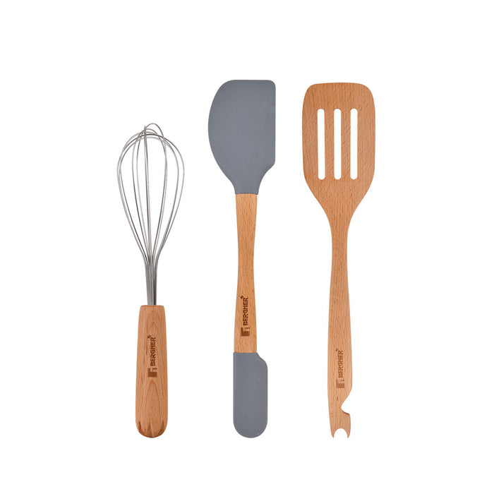 Set of Kitchen Utensils Bergner GENIUS Grey