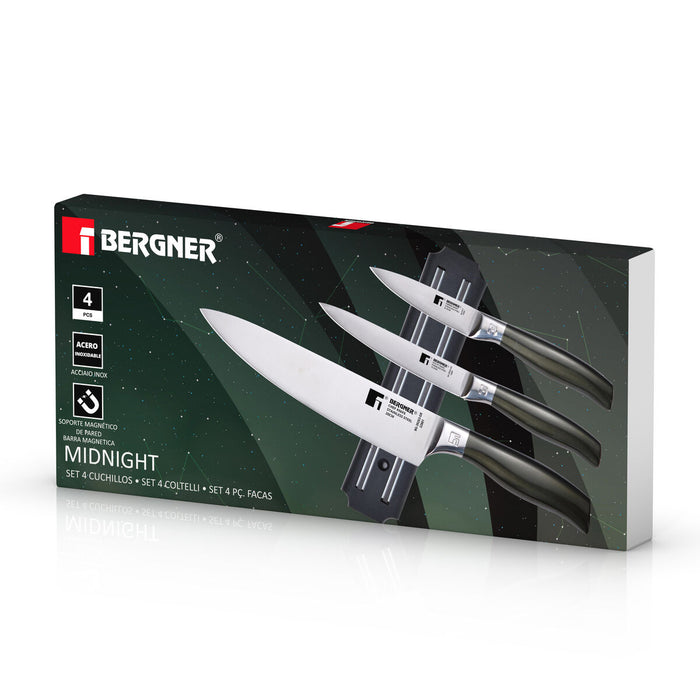 Table knife Bergner MIDNIGHT 4 Pieces