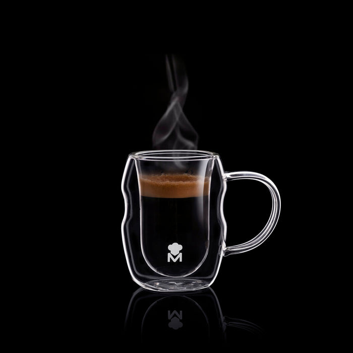 Coffee Set Masterpro MIXOLOGY MP Borosilicate Glass 2 x 50 ml