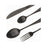 Cutlery Bergner Munich Black Matt Matte back Stainless steel 24 Pieces (24 pcs)