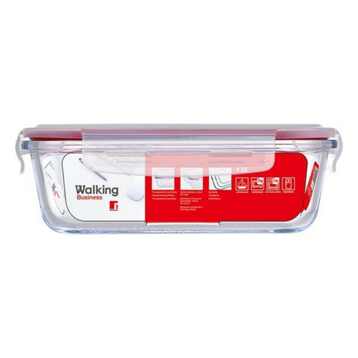 Hermetic Lunch Box Bergner Q4048 Red 1 L