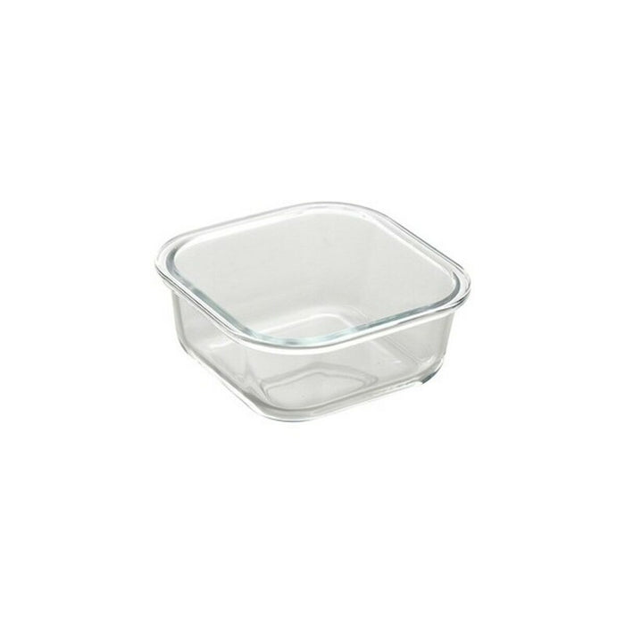 Set of lunch boxes Bergner Q4052 Borosilicate Glass Squared Red (3 pcs)