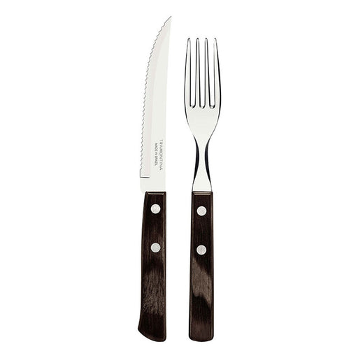 Cutlery Tramontina Polywood Stainless steel 12 Pieces