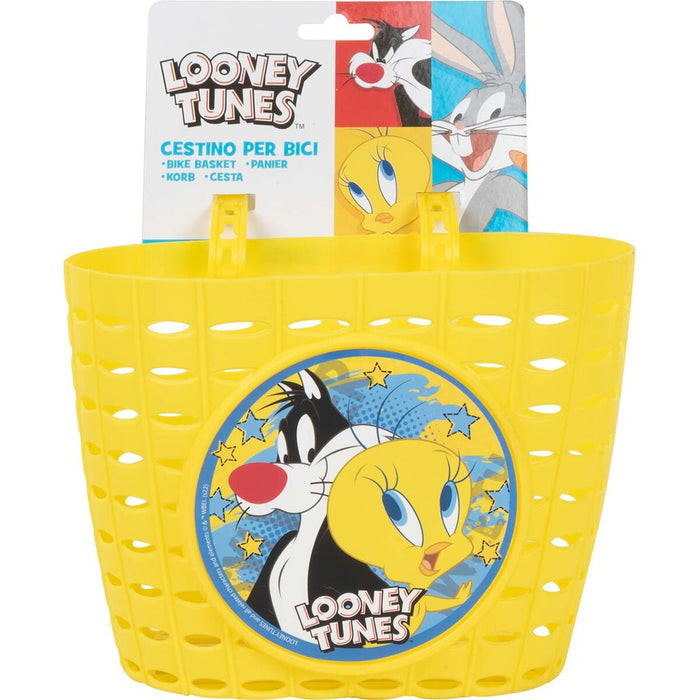 Children's Bike Basket Looney Tunes CZ10960 Yellow