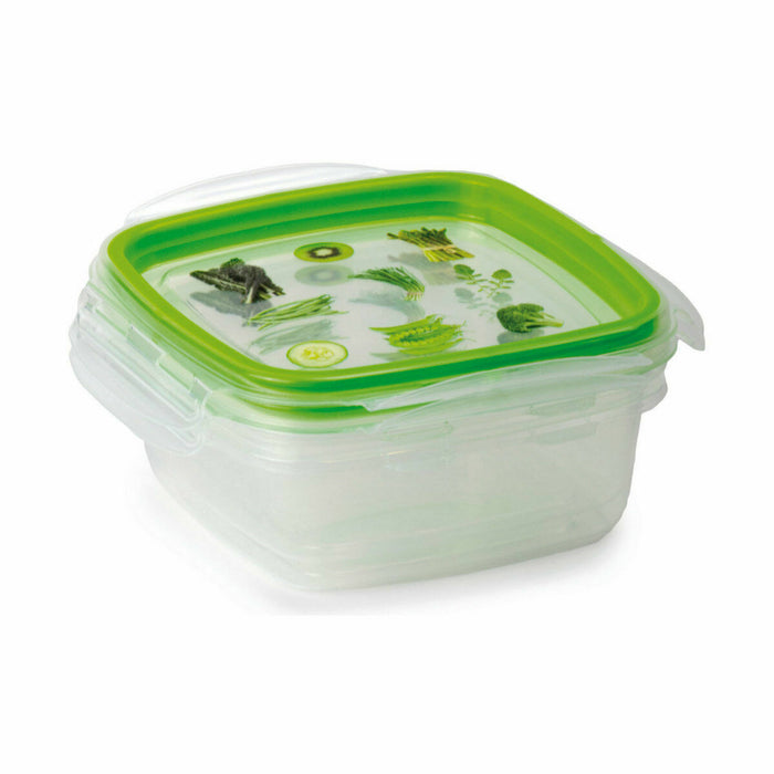 Lunch box Snips 500 ml Hermetically sealed 14,7 x 14,7 x 7 cm (2 Units)