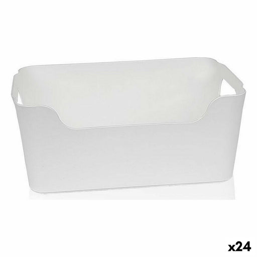 Multi-use Box Dem White 25 x 17 x 10 cm (24 Units)