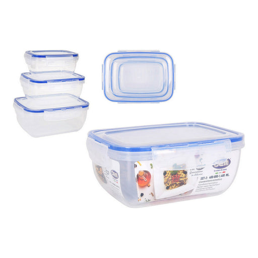 Lunch box Dem Hermetically sealed (3 pcs)