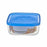 Lunch box Borgonovo 6277815 Blue 960 ml 15 x 15 x 6,2 cm (12 Units) (Ø 15 cm)