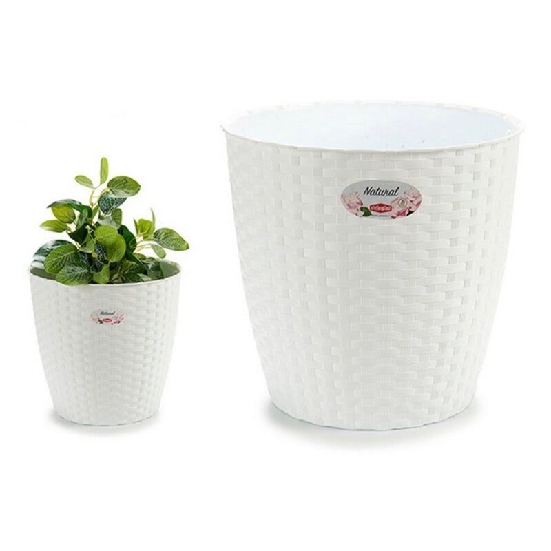 Plant pot White Plastic (29 x 26,5 x 29 cm)