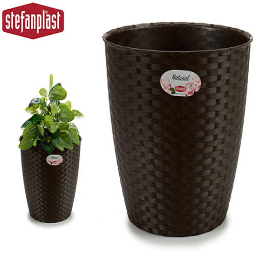 Plant pot Stefanplast Plastic Chocolate (29 x 26,5 x 29 cm)