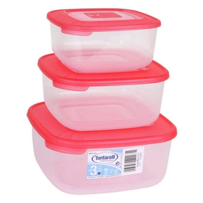 Set of 3 lunch boxes Tontarelli (1 - 1,5 - 2,5 L)