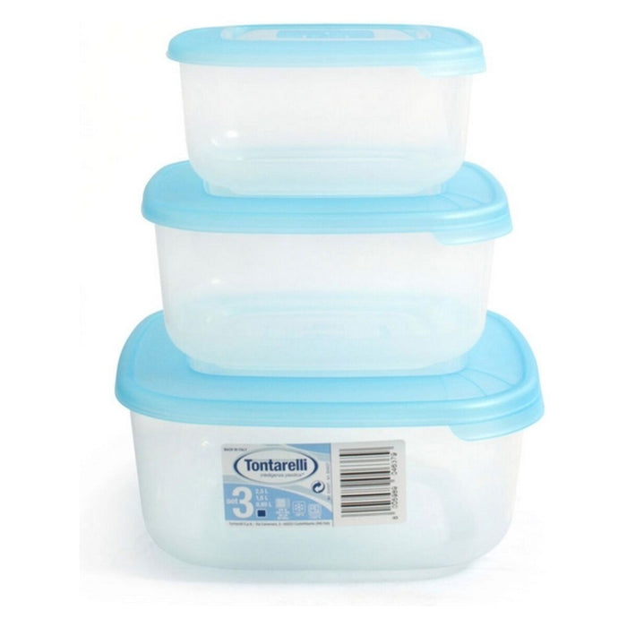 Set of 3 lunch boxes Tontarelli (1 - 1,5 - 2,5 L)