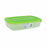 Set of 3 lunch boxes Tontarelli Family Green Rectangular 29,6 x 19,8 x 7,7 cm (20 Units)