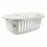 Laundry basket Tontarelli Hipster White 50 L 66 x 44 x 25 cm (6 Units)