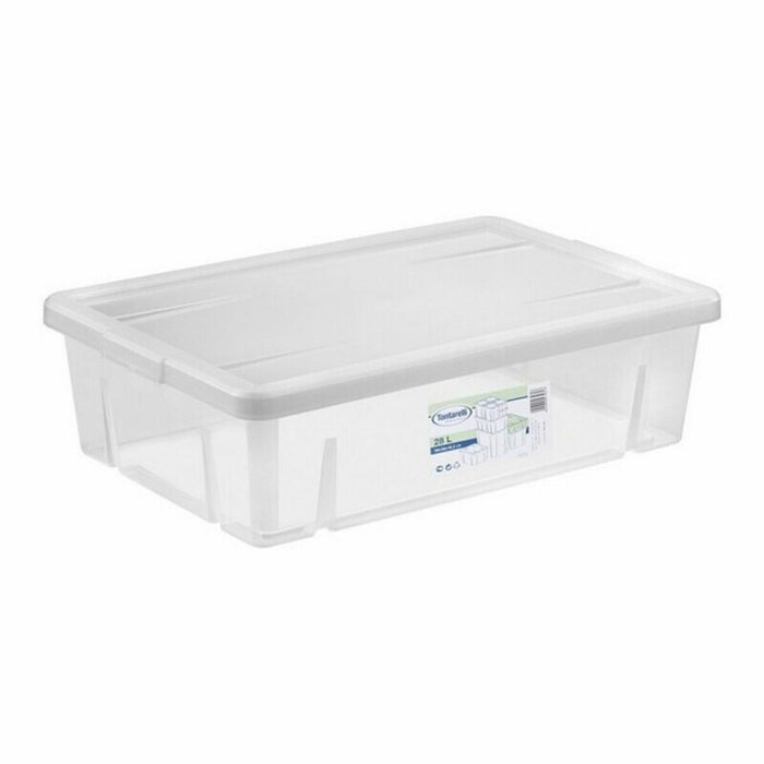 Storage Box with Lid Tontarelli 84895 28 L 59 x 39 x 16,5 cm (6 Units)