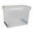 Storage Box with Lid Evolution Transparent 39 x 29 x 31 cm (4 Units) (40 x 30 x 30 cm)