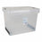 Storage Box with Lid Evolution Transparent 57 x 39 x 41 cm (4 Units) (60 x 40 x 40 cm)