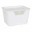 Storage Box with Lid Bella White 17,9 x 13,9 x 11,2 cm (12 Units) (18 x 14 x 11 cm)