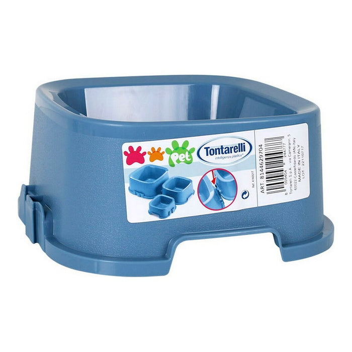 Pet feeding dish Tontarelli Pet (21,5 x 21,5 x 9,4 cm)