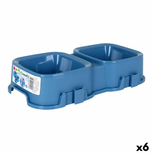 Pet feeding dish Tontarelli Pet 31,8 x 16,6 x 6,5 cm (6 Units)