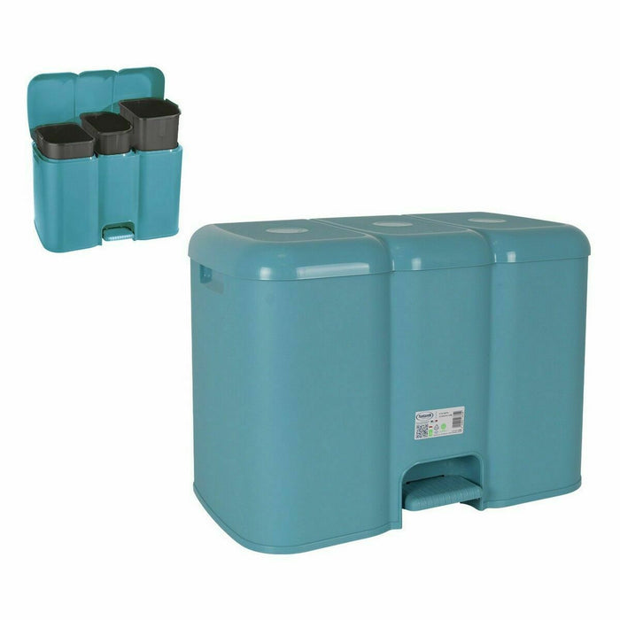 Waste bin Tontarelli Patty Blue (4 Units)