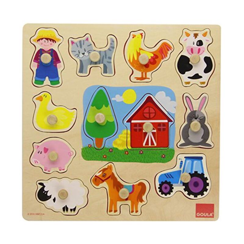 Child's Wooden Puzzle Diset (12 pcs)