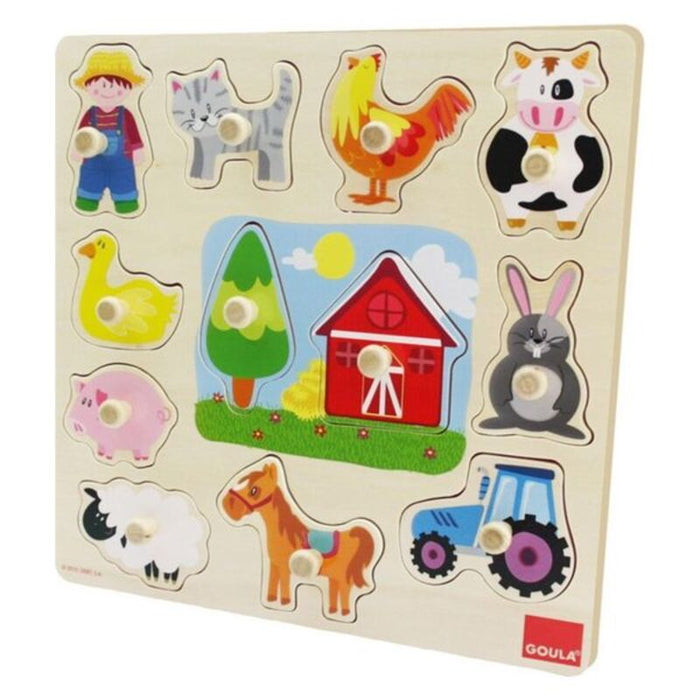 Child's Wooden Puzzle Diset (12 pcs)