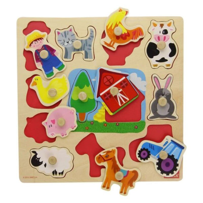 Child's Wooden Puzzle Diset (12 pcs)