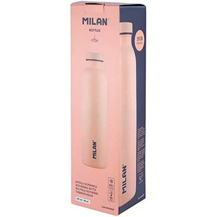 Thermal Bottle Milan 1918 Pink Stainless steel 591 ml