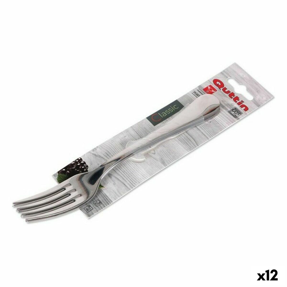 Fork Set Quttin Classic 3 Pieces 20 x 2,5 cm 2 mm (12 Units) (3 pcs)