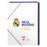 Folder Real Madrid C.F. Blue White A4 (26 x 33.5 x 2.5 cm)