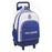 School Rucksack with Wheels Real Madrid C.F. Blue White