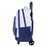 School Rucksack with Wheels Real Madrid C.F. Blue White