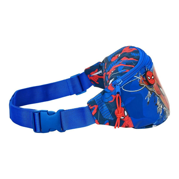 Belt Pouch Spider-Man Great power Blue Red Children's 23 x 12 x 9 cm