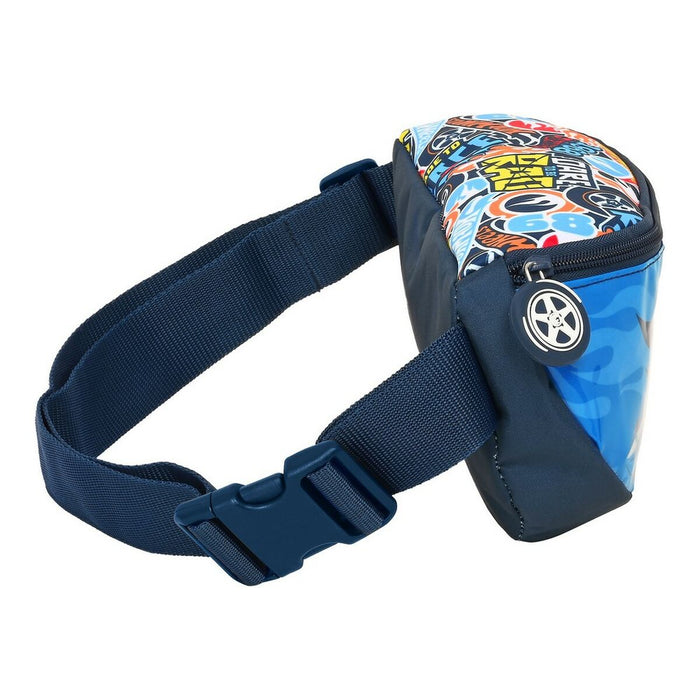 Belt Pouch Hot Wheels Challenge Multicolour Navy Blue (23 x 14 x 9 cm)